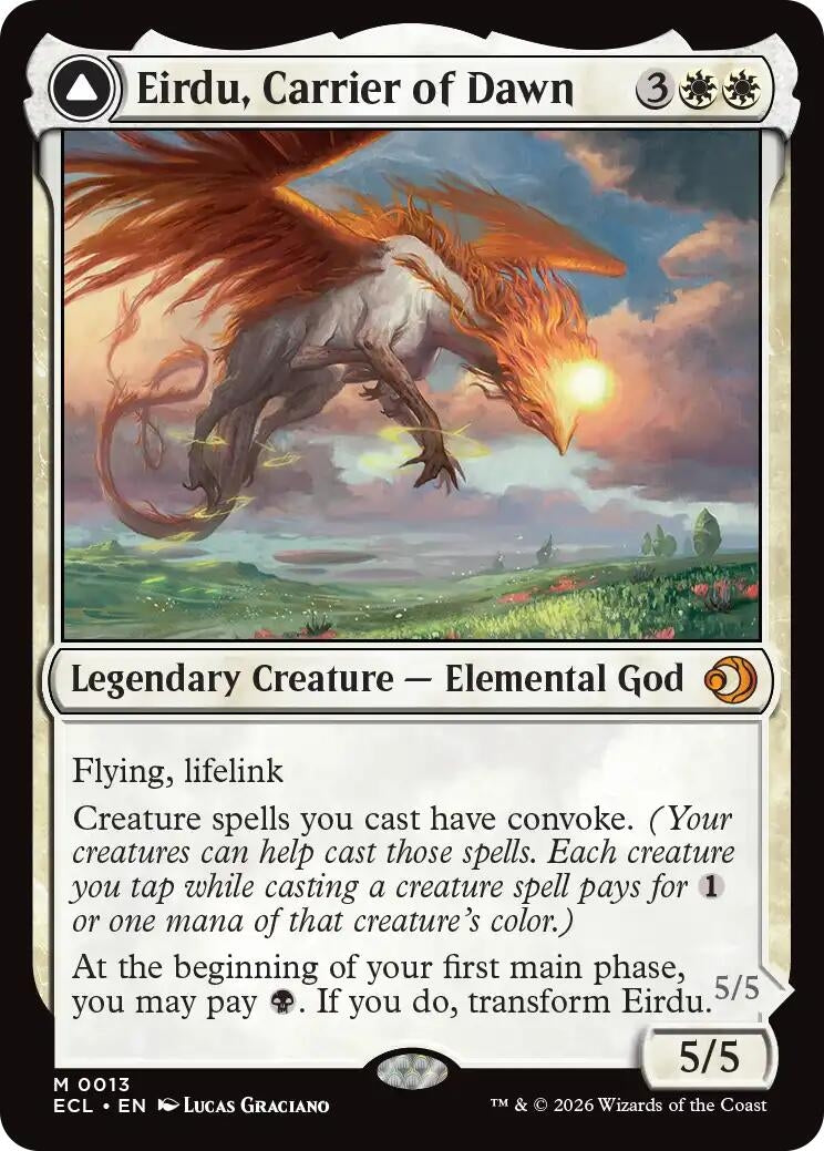 Image for Eirdu, Carrier of Dawn (13) (ECL) - Magic: The Gathering