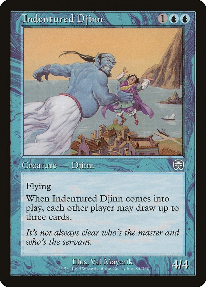 Image for Indentured Djinn (85) (MMQ) - Magic: The Gathering
