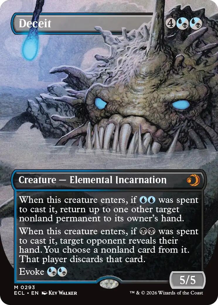 Image for Deceit (Borderless) (293) (ECL) - Magic: The Gathering
