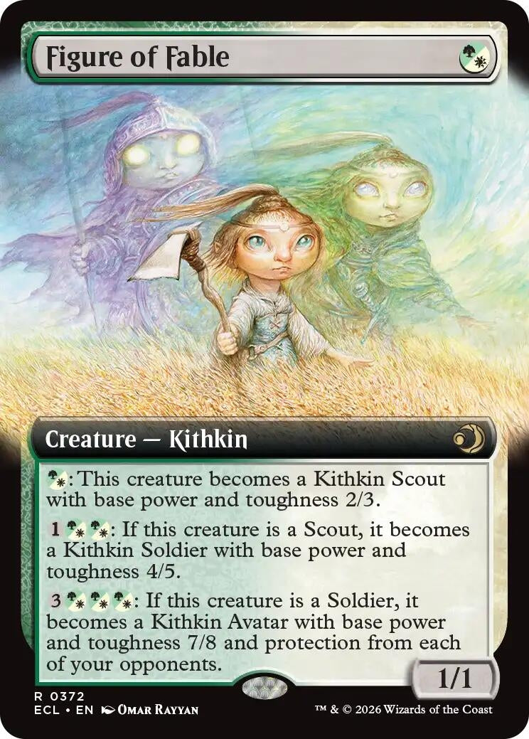 Image for Figure of Fable (Extended Art) (372) (ECL) - Magic: The Gathering
