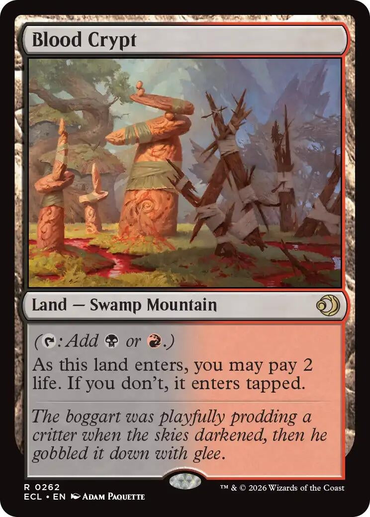 Image for Blood Crypt (262) (ECL) - Magic: The Gathering