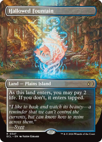 Hallowed Fountain (Borderless) (347) (ECL)