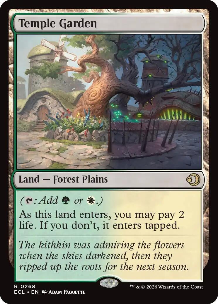 Image for Temple Garden (268) (ECL) - Magic: The Gathering
