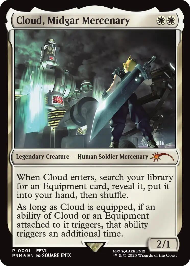 Image for Cloud, Midgar Mercenary (1) (UMP) - Magic: The Gathering