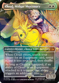 Image for Cloud, Midgar Mercenary (Borderless) (Chocobo Track Foil) (564) (FIN) - Magic: The Gathering