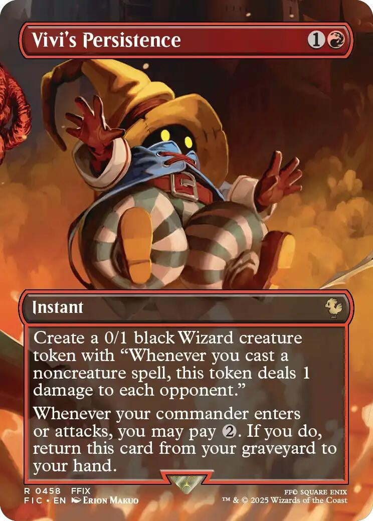 Image for Vivi's Persistence (Borderless) (458) (FIC) - Magic: The Gathering