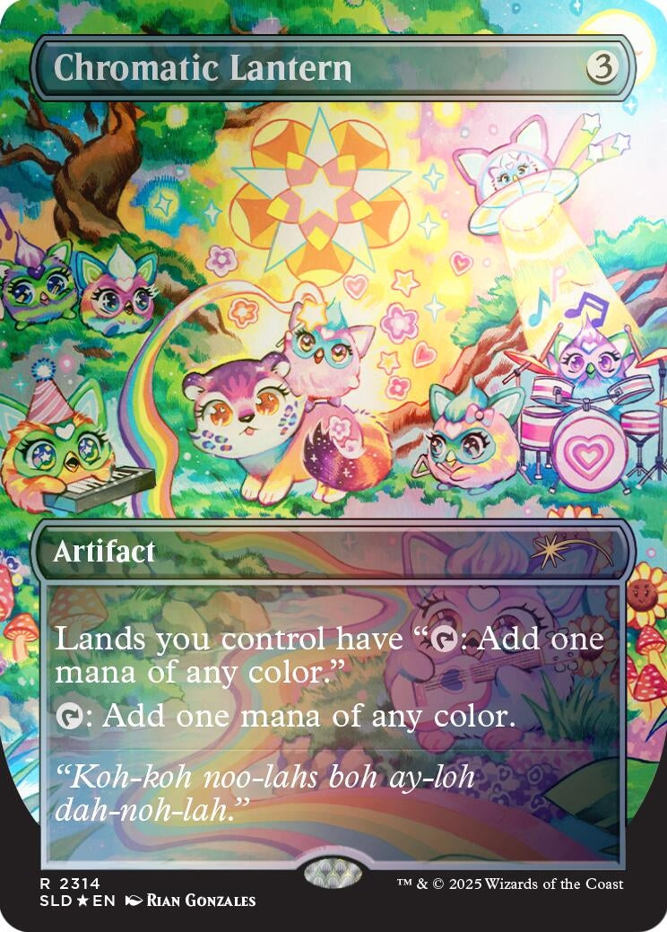Image for Chromatic Lantern (2314) (Rainbow Foil) (2314) (SLD) - Magic: The Gathering