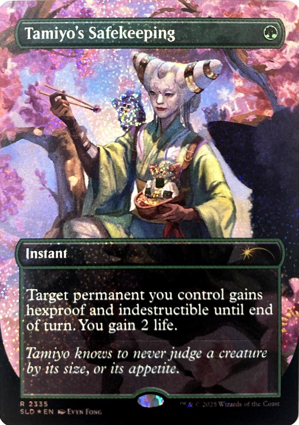 Image for Tamiyo's Safekeeping (Confetti Foil) (2335) (SLD) - Magic: The Gathering