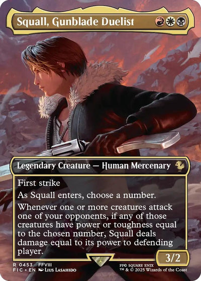 Squall, Gunblade Duelist (Borderless) (453) (FIC)