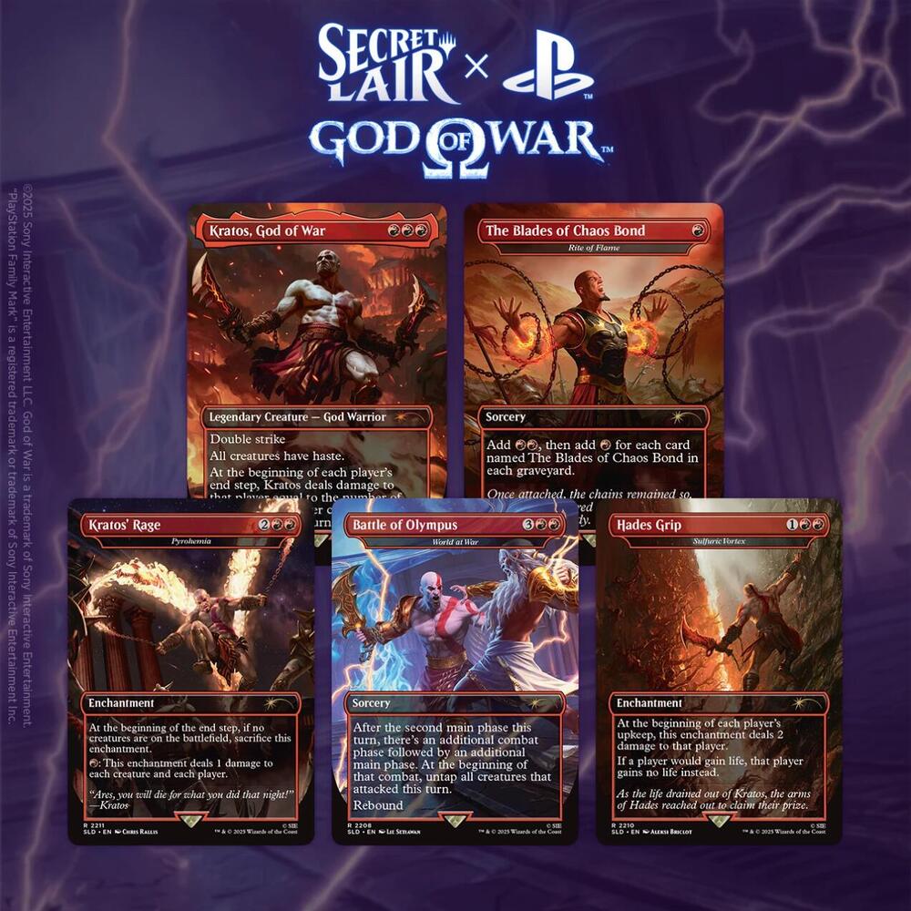Secret Lair x PlayStation: God of War Greek