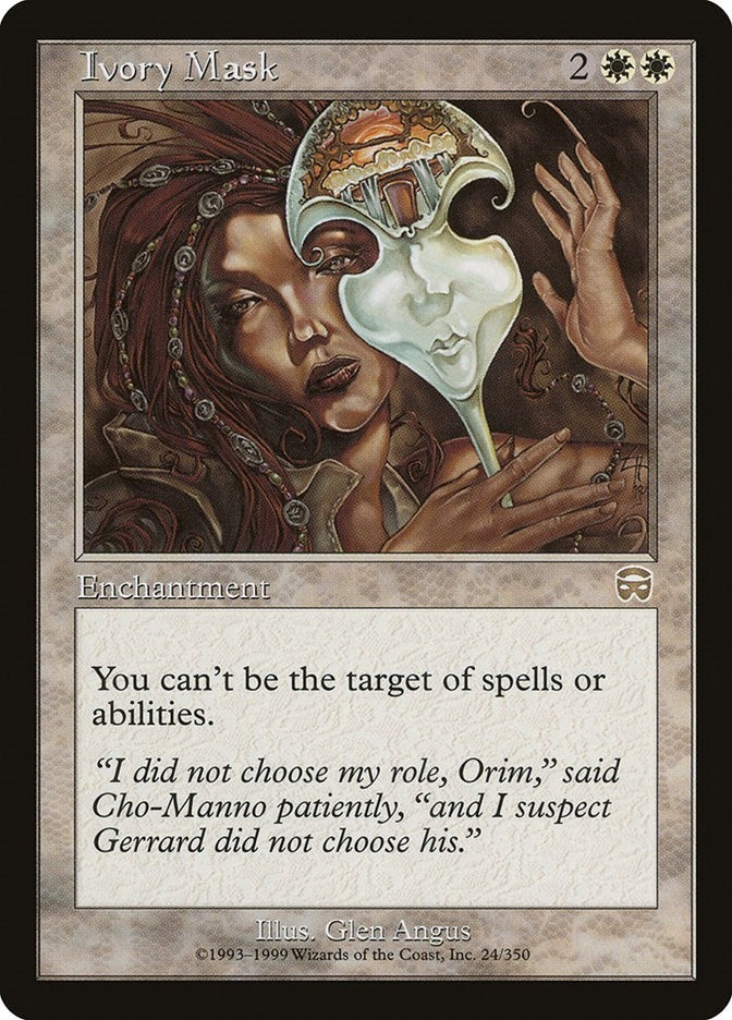 Image for Ivory Mask (24) (MMQ) - Magic: The Gathering