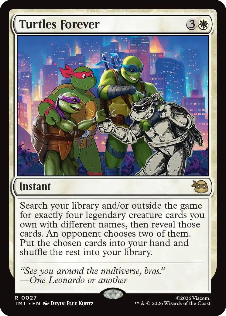 Image for Turtles Forever (27) (TMT) - Magic: The Gathering
