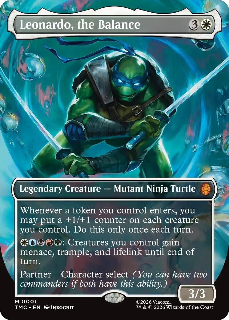 Image for Leonardo, the Balance (0001) (Borderless) (1) (TMC) - Magic: The Gathering