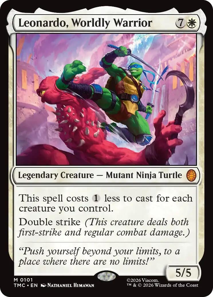Image for Leonardo, Worldly Warrior (101) (TMC) - Magic: The Gathering