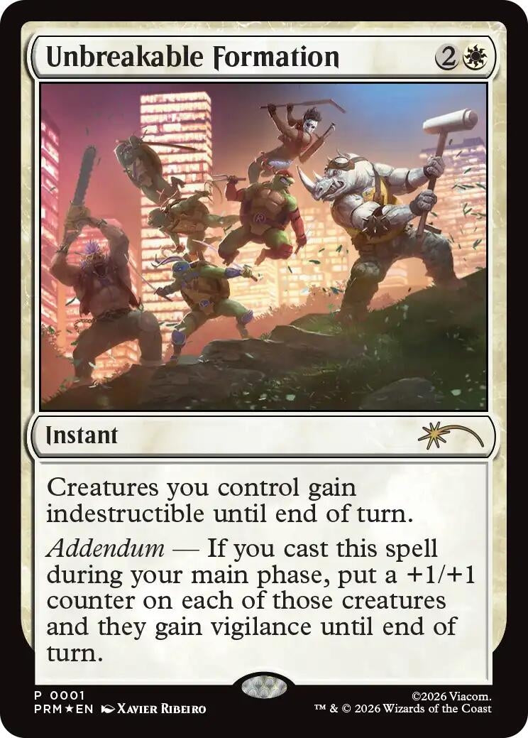 Image for Unbreakable Formation (1) (MEDIA) - Magic: The Gathering