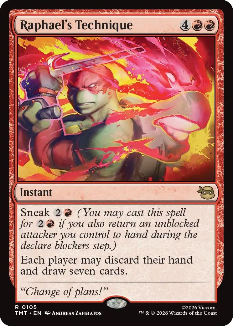 Image for Raphael's Technique (105) (TMT) - Magic: The Gathering