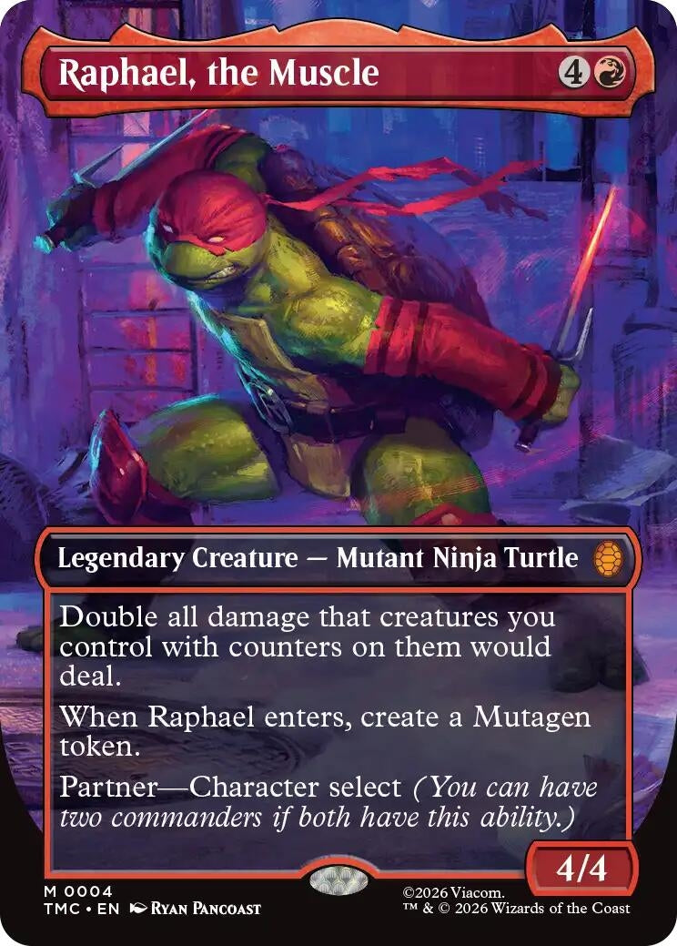 Image for Raphael, the Muscle (0004) (Borderless) (4) (TMC) - Magic: The Gathering