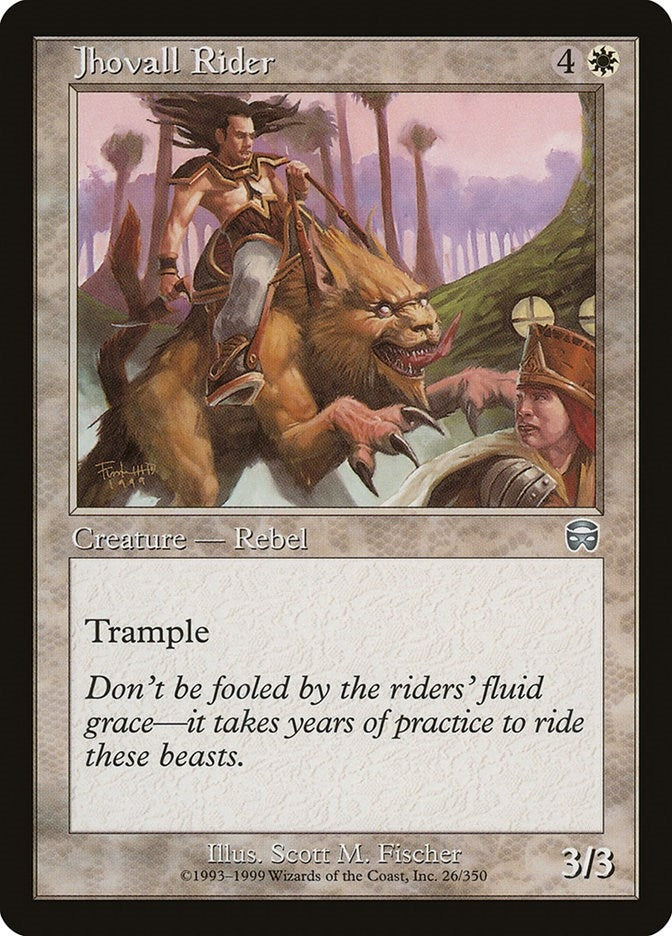 Image for Jhovall Rider (26) (MMQ) - Magic: The Gathering