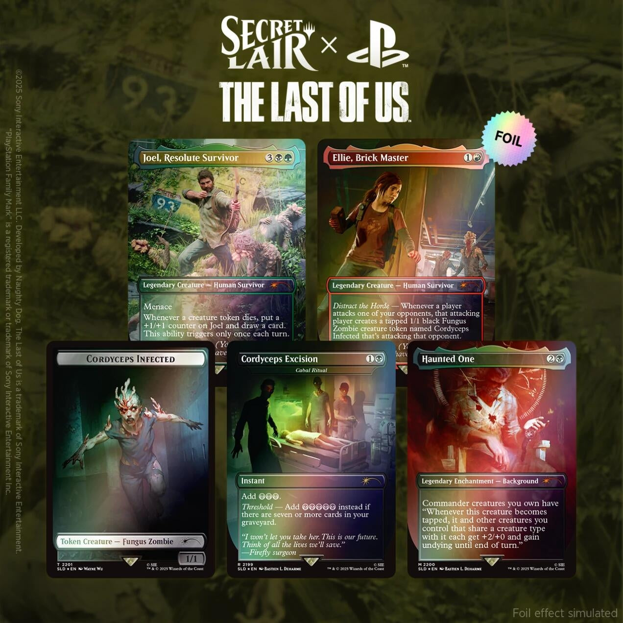 Image for Secret Lair x The Last of Us Part I - Rainbow Foil Edition - Magic: The Gathering