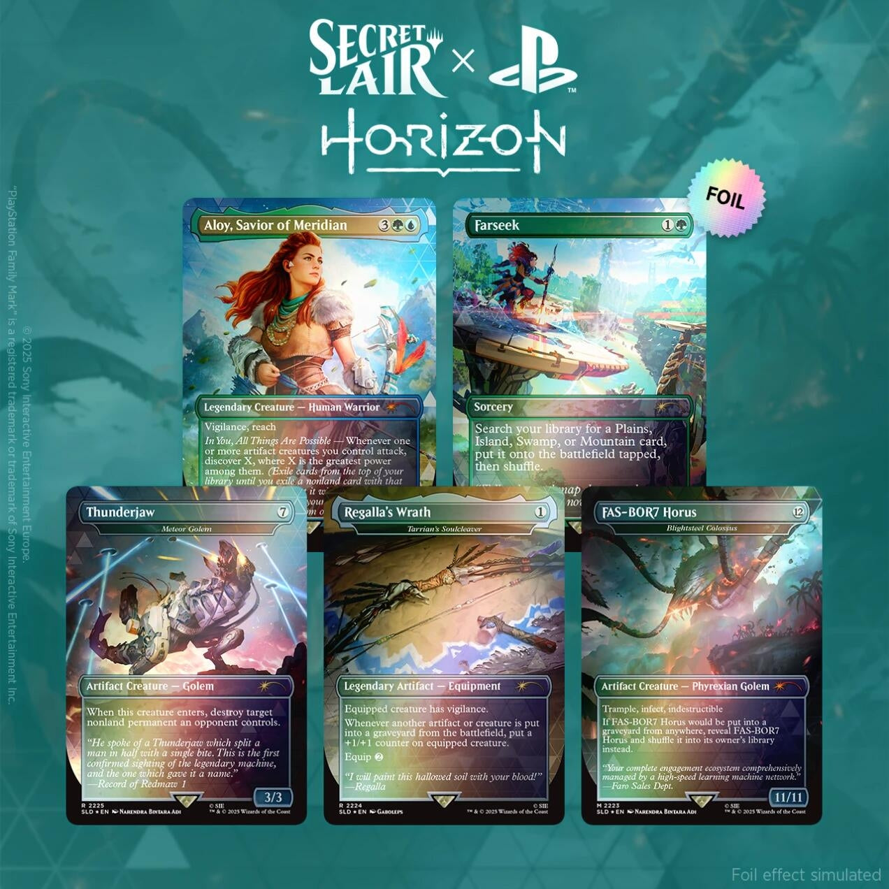 Image for Secret Lair x Horizon: Into the Forbidden West - Rainbow Foil Edition - Magic: The Gathering