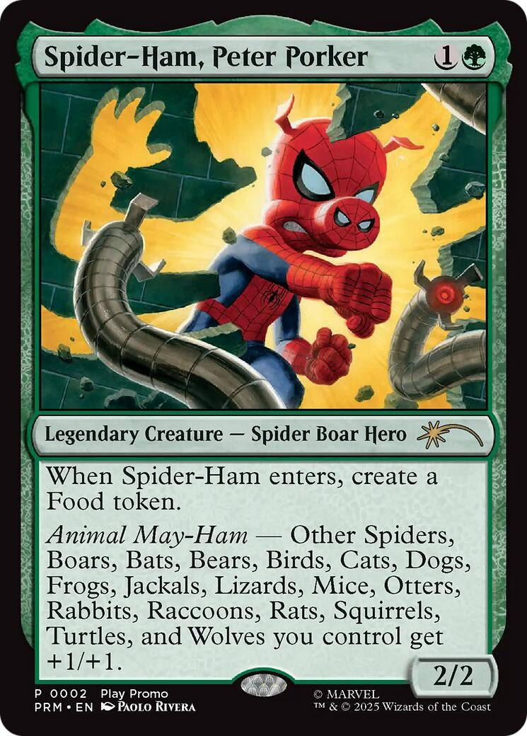 Image for Spider-Ham, Peter Porker (2) (PLAY) - Magic: The Gathering