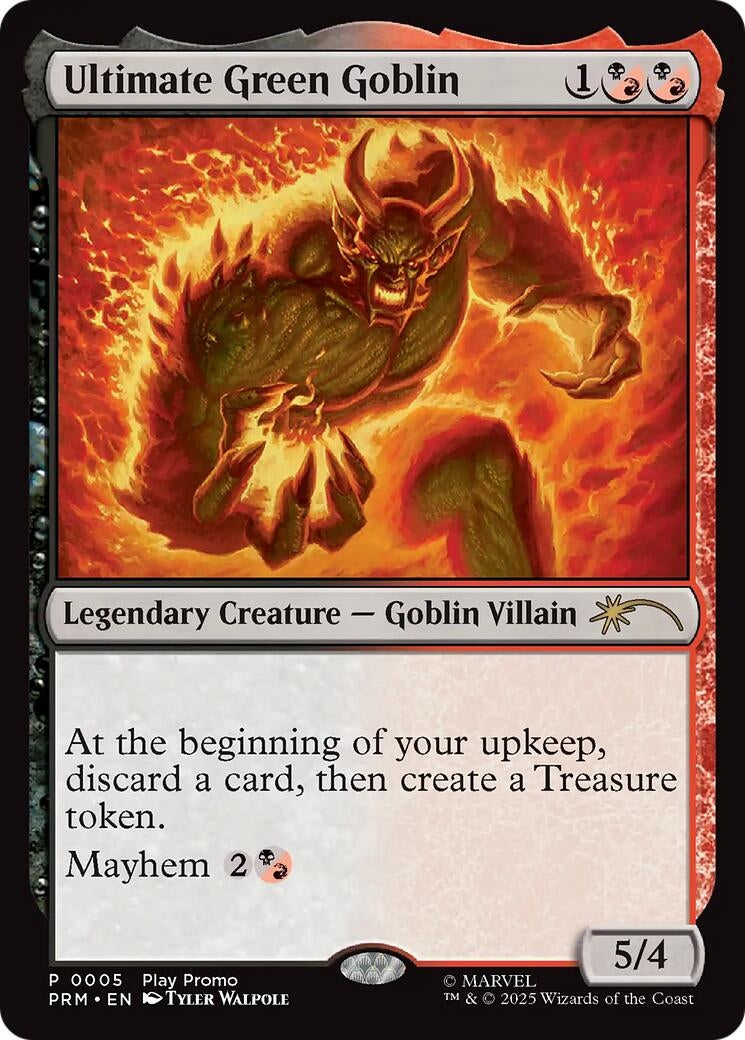 Image for Ultimate Green Goblin (5) (PLAY) - Magic: The Gathering