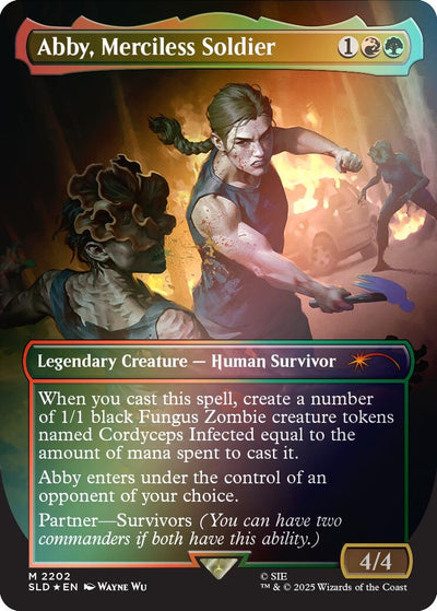 Abby, Merciless Soldier (Rainbow Foil) (2202) (SLD)