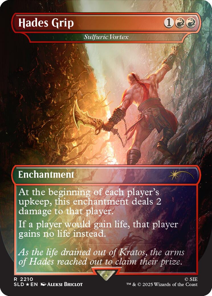 Image for Hades Grip - Sulfuric Vortex (Rainbow Foil) (2210) (SLD) - Magic: The Gathering