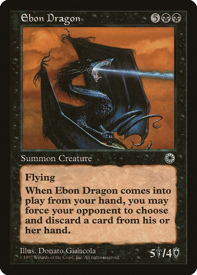 Image for Ebon Dragon (POR) - Magic: The Gathering