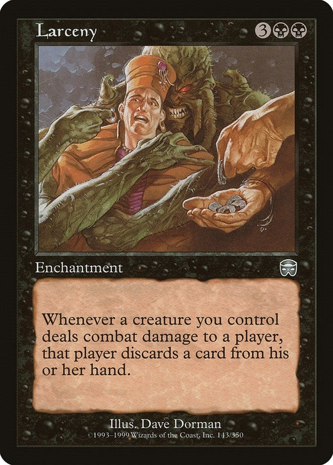 Image for Larceny (143) (MMQ) - Magic: The Gathering