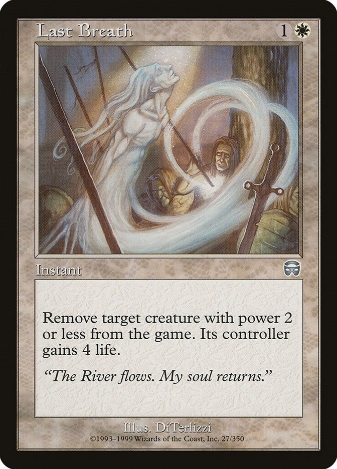 Image for Last Breath (27) (MMQ) - Magic: The Gathering