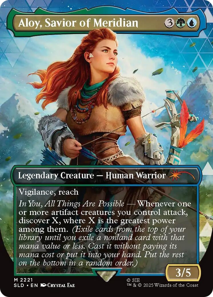 Image for Aloy, Savior of Meridian (2221) (SLD) - Magic: The Gathering