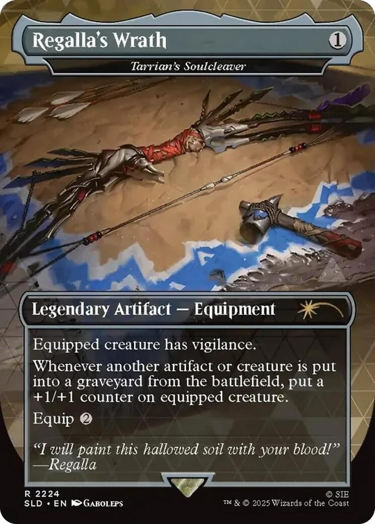 Image for Regalla's Wrath - Tarrian's Soulcleaver (2224) (SLD) - Magic: The Gathering