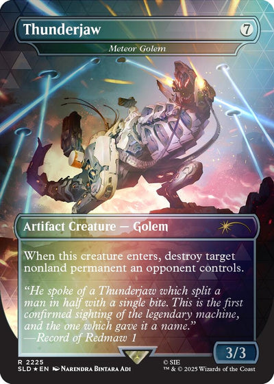 Thunderjaw - Meteor Golem (Rainbow Foil) (2225) (SLD)