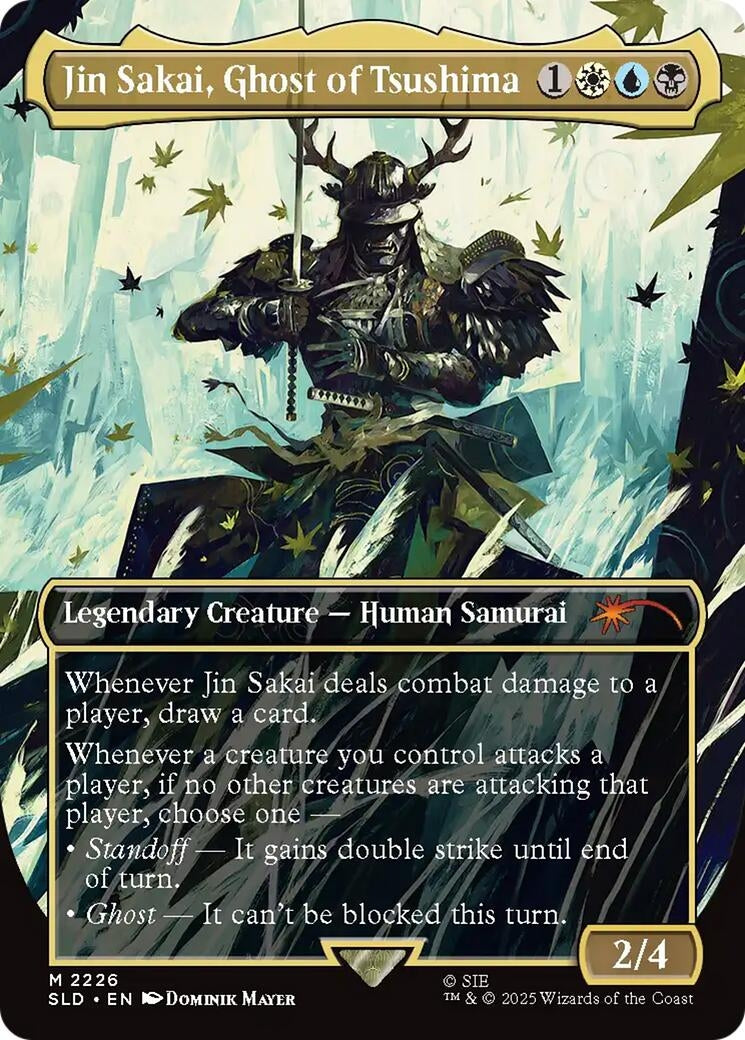 Image for Jin Sakai, Ghost of Tsushima (2226) (SLD) - Magic: The Gathering