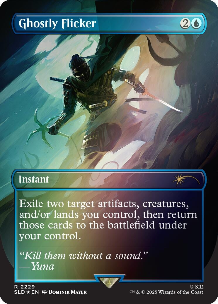 Image for Ghostly Flicker (Rainbow Foil) (2229) (SLD) - Magic: The Gathering