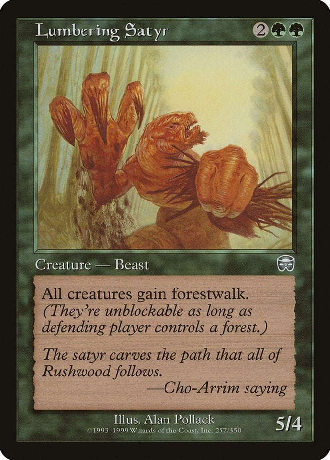 Image for Lumbering Satyr (257) (MMQ) - Magic: The Gathering