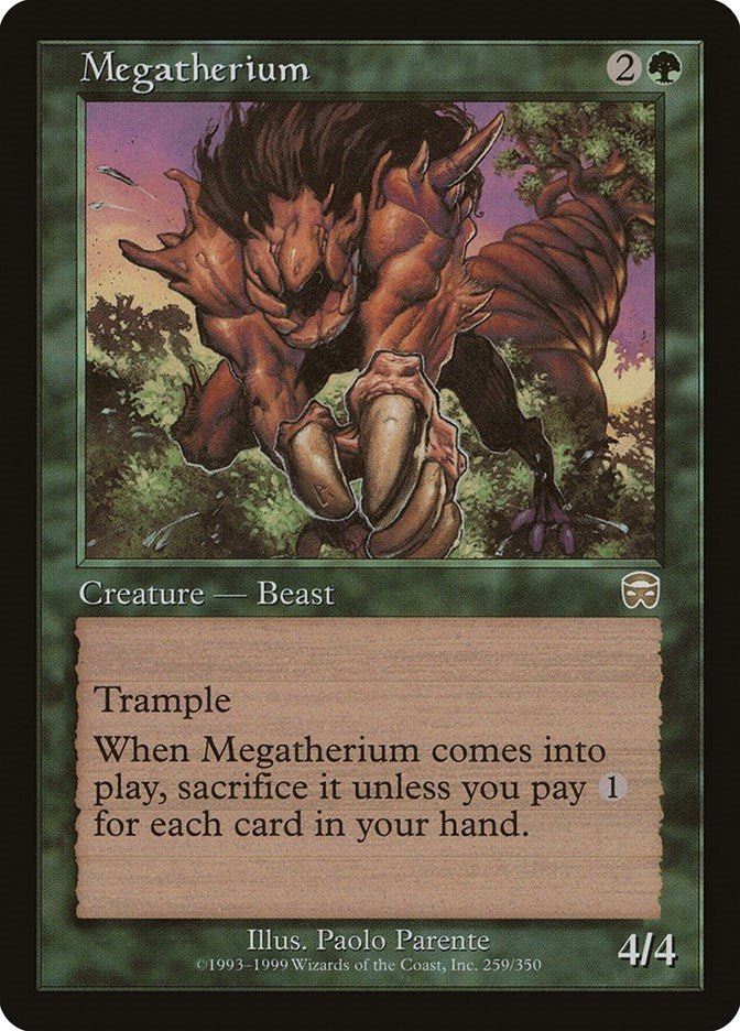 Image for Megatherium (259) (MMQ) - Magic: The Gathering