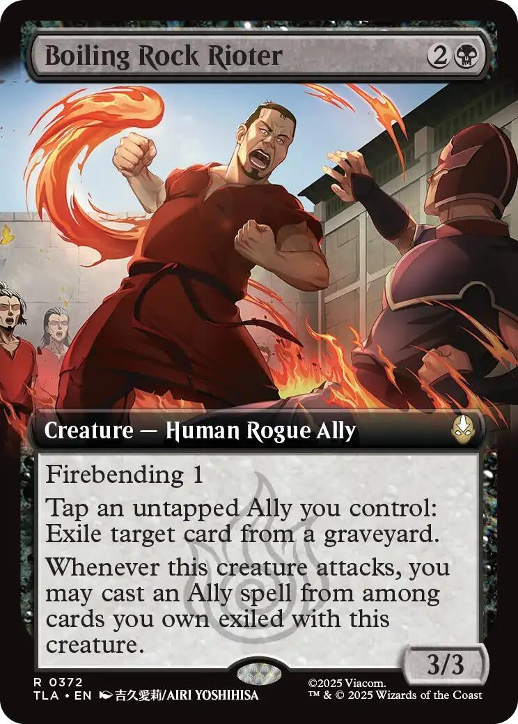 Image for Boiling Rock Rioter (Extended Art) (372) (TLA) - Magic: The Gathering