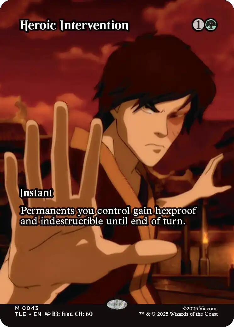 Image for Heroic Intervention (Borderless) (43) (TLE) - Magic: The Gathering