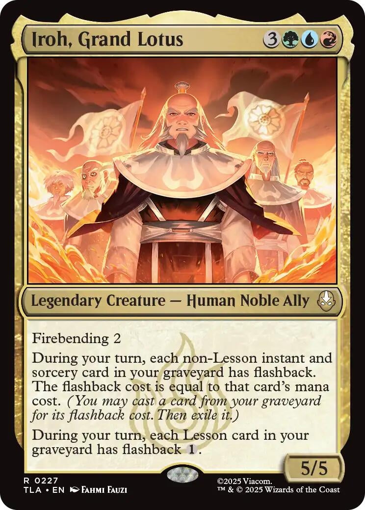 Image for Iroh, Grand Lotus (227) (TLA) - Magic: The Gathering