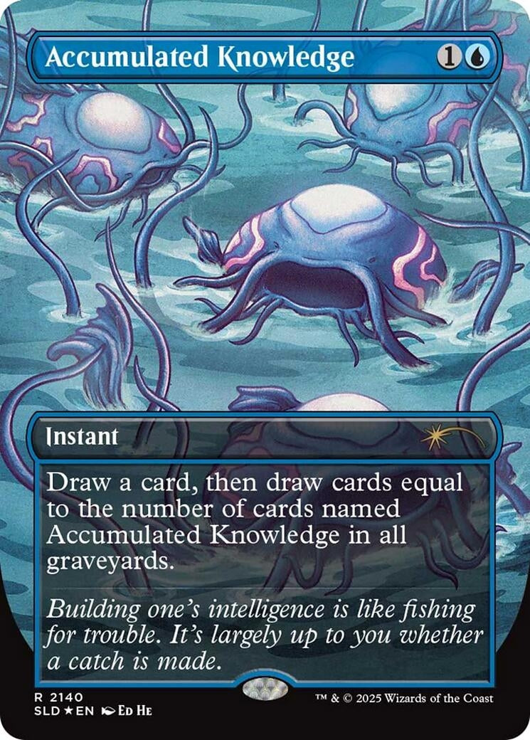 Image for Accumulated Knowledge (2140) (SLD) - Magic: The Gathering
