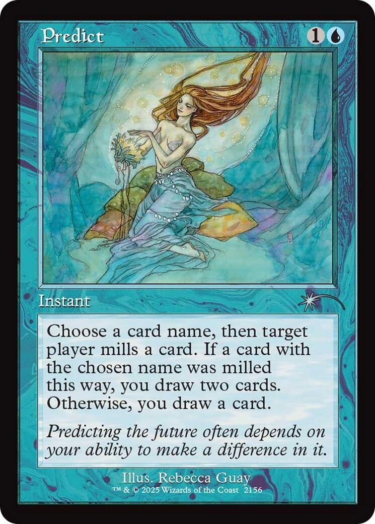 Image for Predict (Retro Frame) (2156) (SLD) - Magic: The Gathering