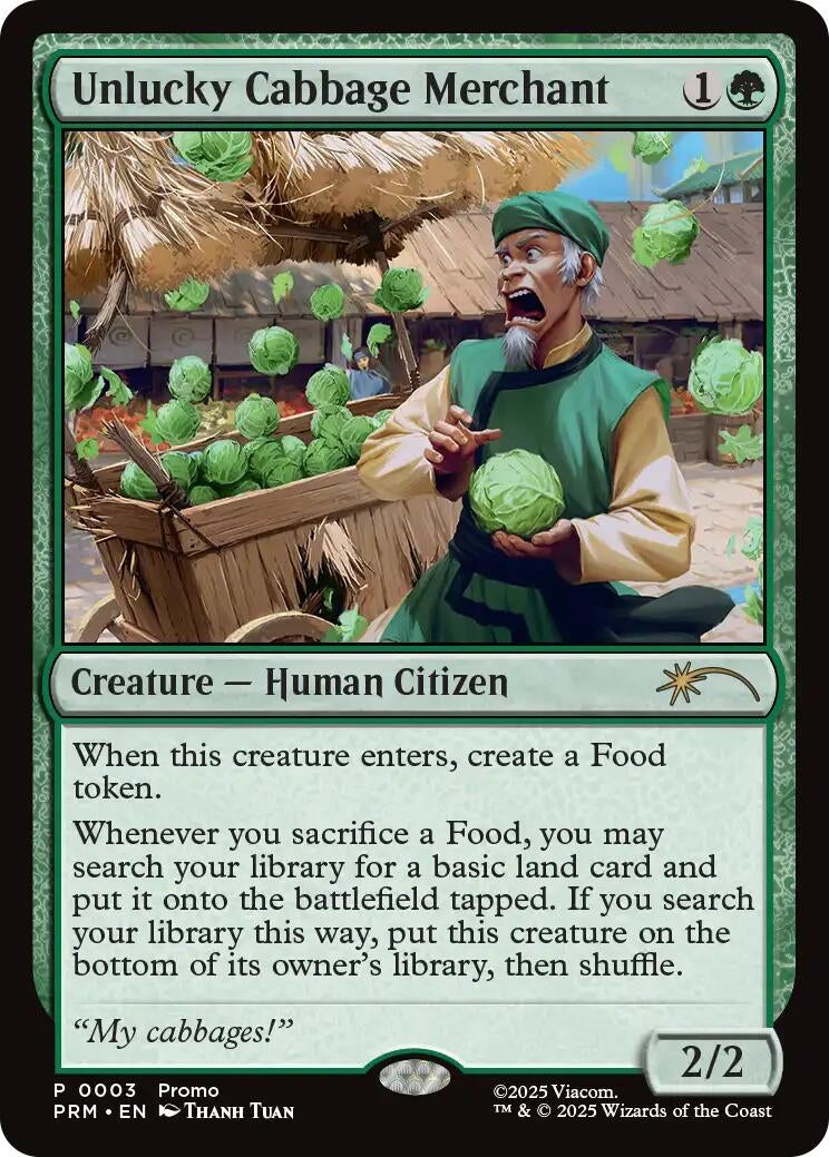 Image for Unlucky Cabbage Merchant (3) (UMP) - Magic: The Gathering