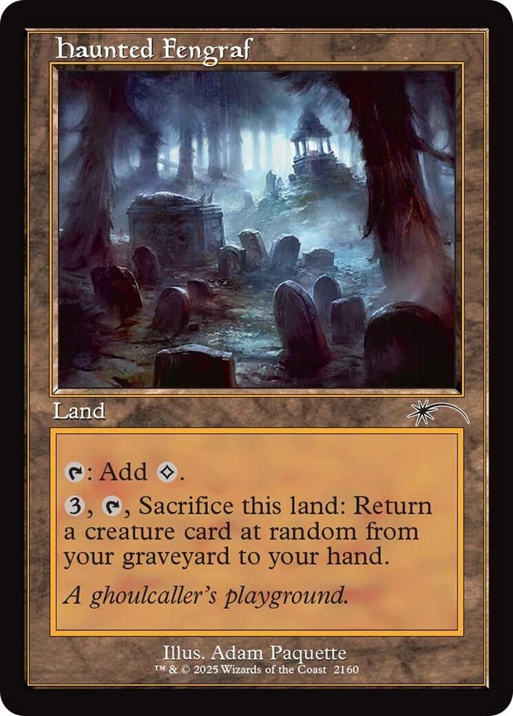 Image for Haunted Fengraf (Retro Frame) (2160) (SLD) - Magic: The Gathering