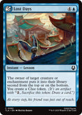 Image for Lost Days (62) (TLA) - Magic: The Gathering