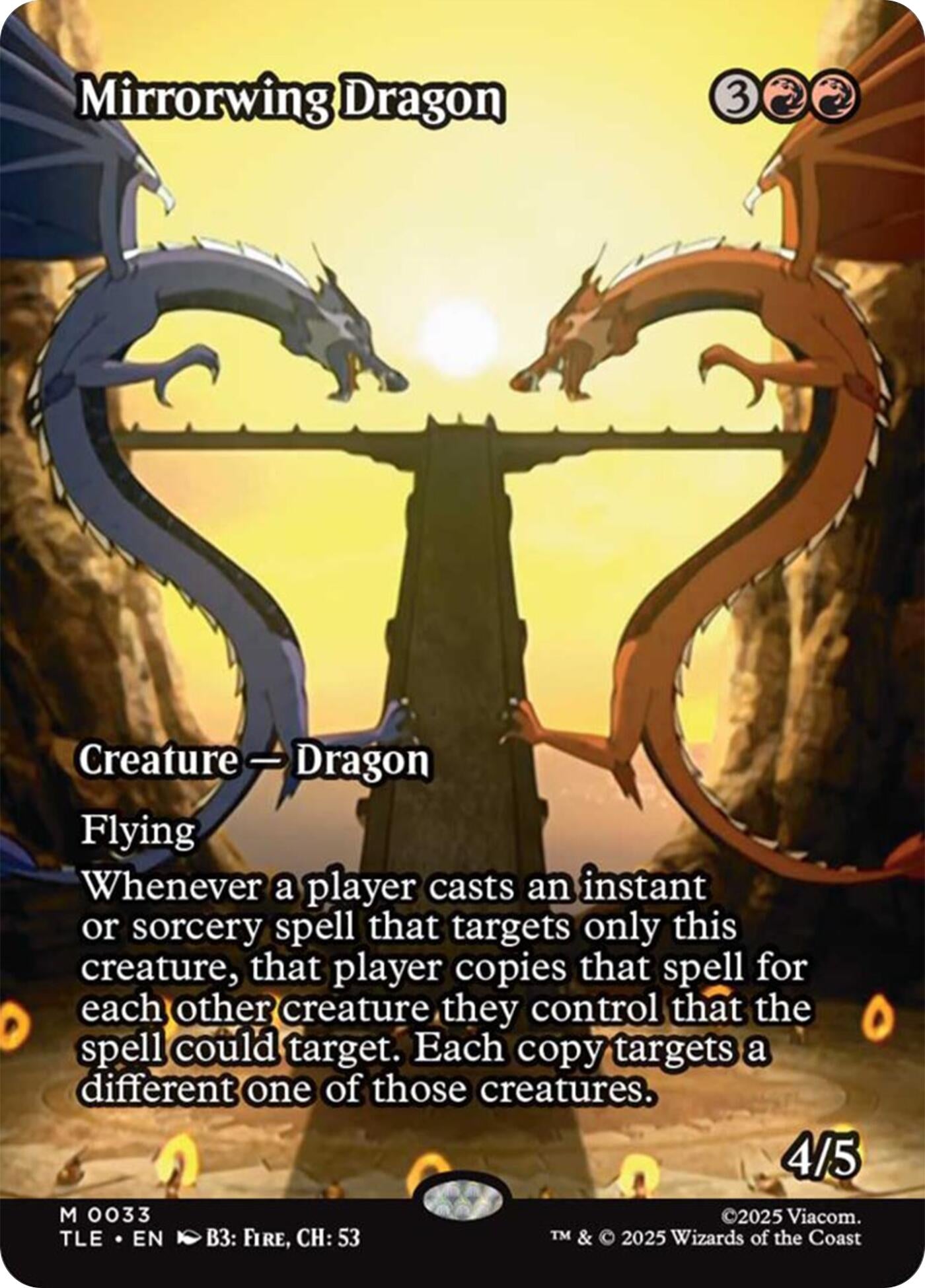 Image for Mirrorwing Dragon (Borderless) (33) (TLE) - Magic: The Gathering