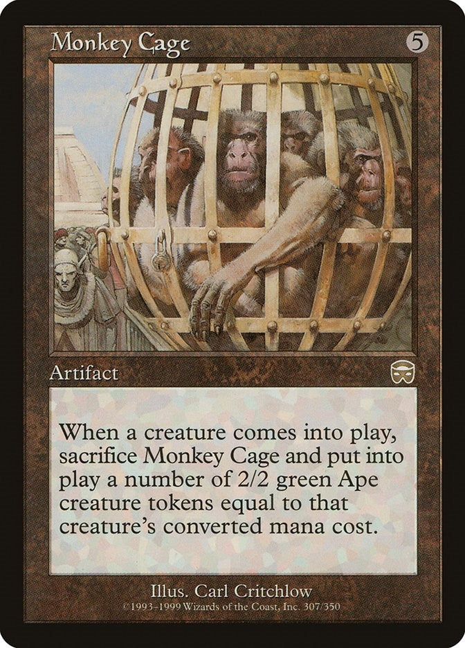 Image for Monkey Cage (307) (MMQ) - Magic: The Gathering