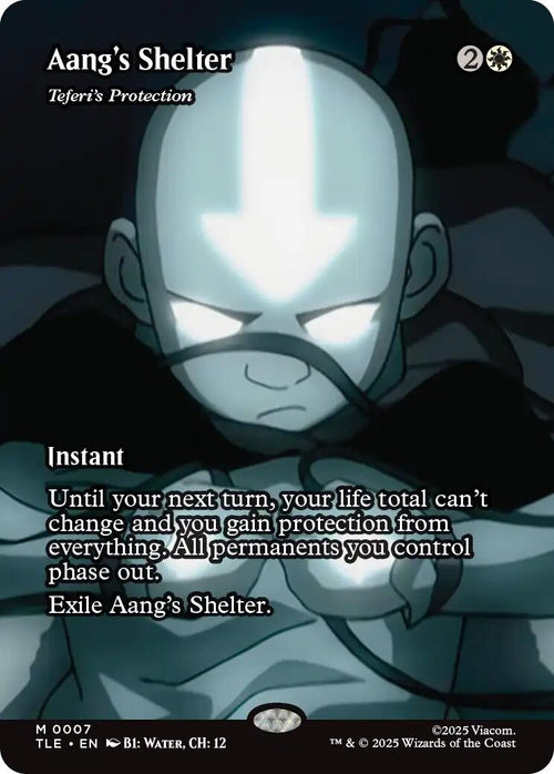 Image for Aang's Shelter - Teferi's Protection (Borderless) (7) (TLE) - Magic: The Gathering