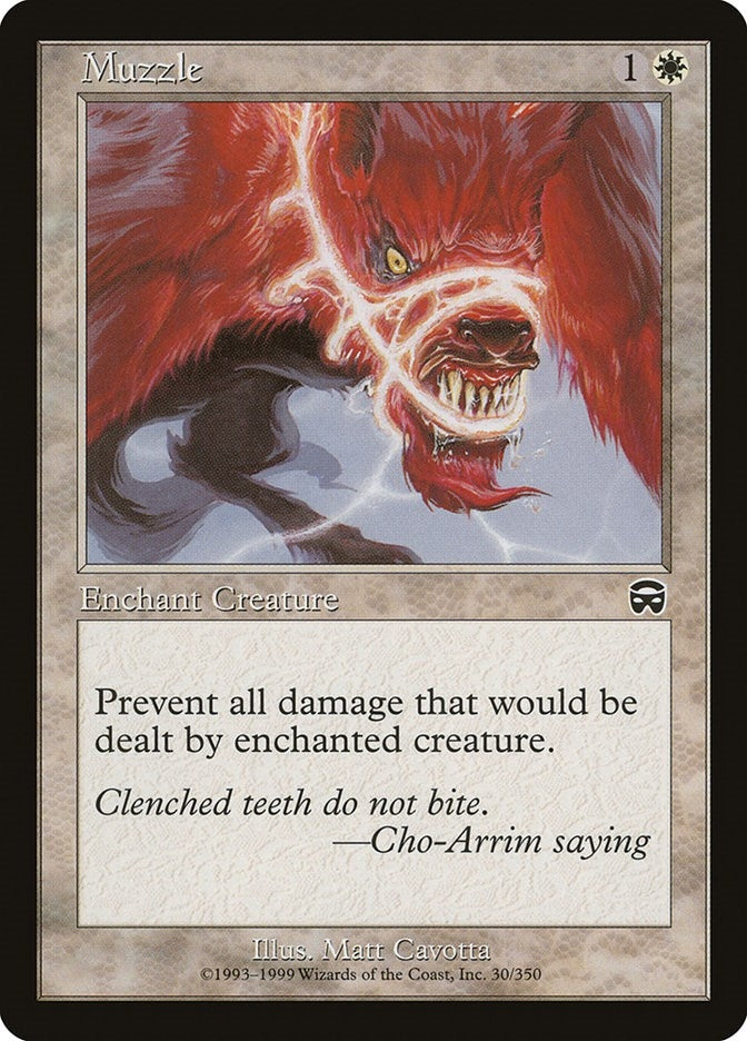 Image for Muzzle (30) (MMQ) - Magic: The Gathering